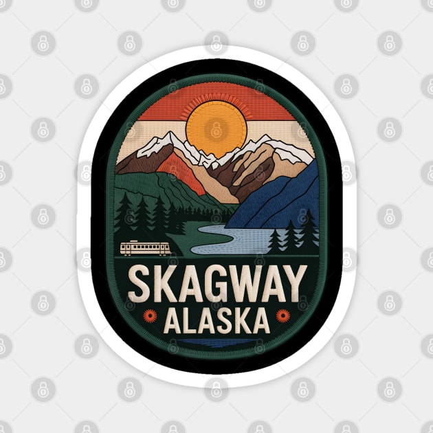 Alaska Skagway Magnet by JessArty
