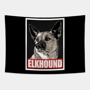 Elkhound Hope Poster Tapestry