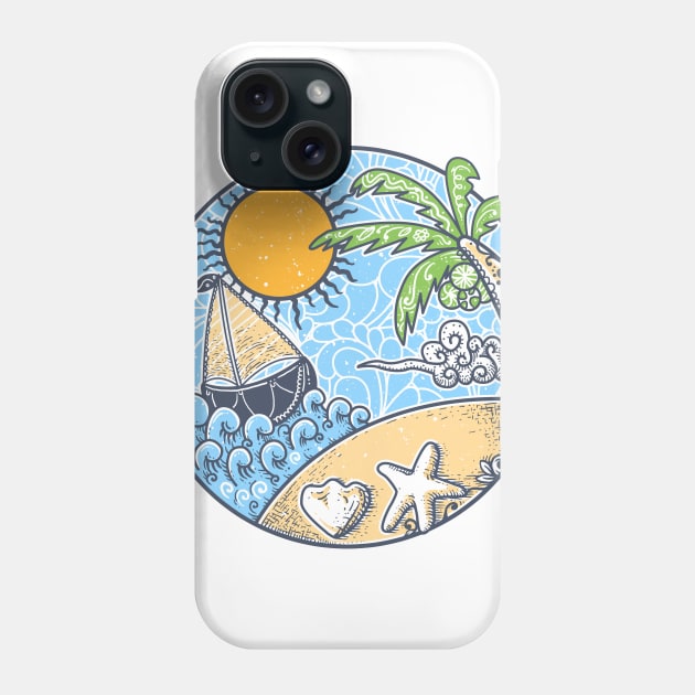 Summer Ornament Phone Case by quilimo