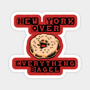 New York Over Everything Bagel Magnet