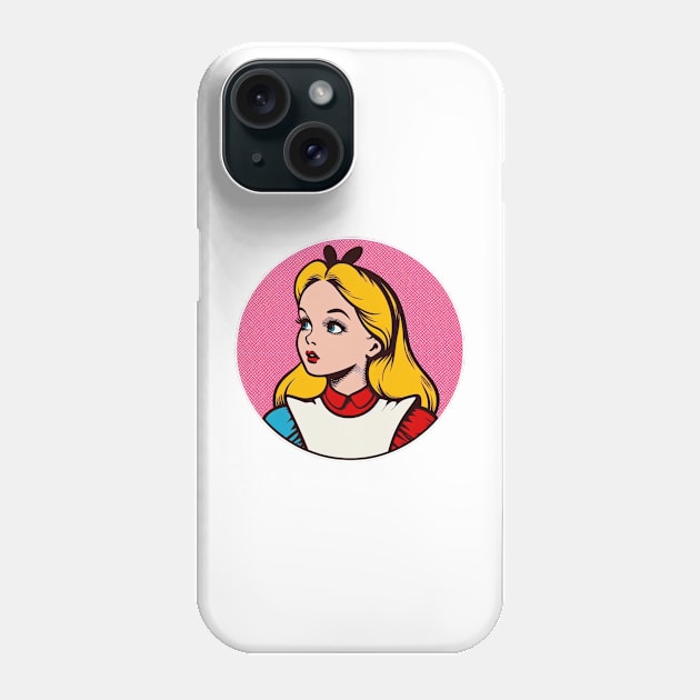 alice in pink Phone Case by Anthony88