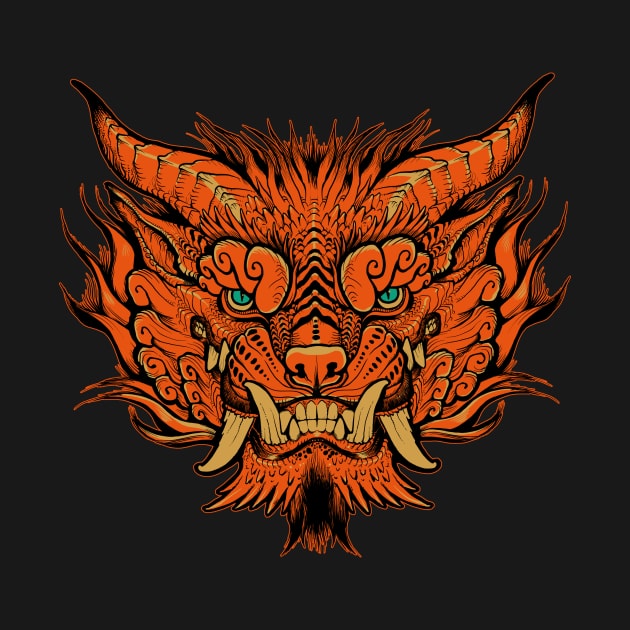 Foo Dog creature by missmonster