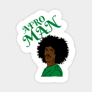 afro man black culture Magnet