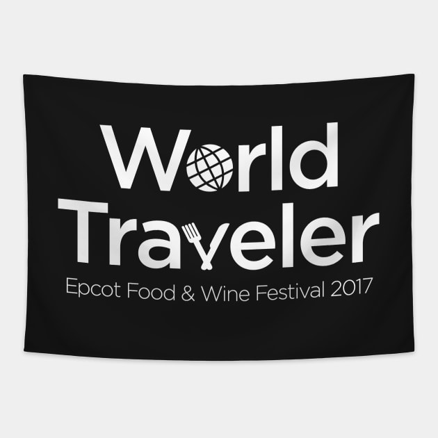 Epcot Food & Wine Festival Tee Tapestry by SomethingBlue42