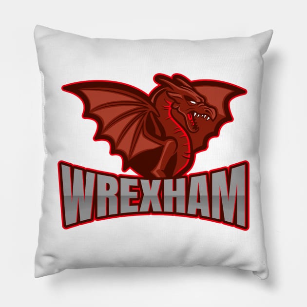 Wrexham Dragon Pillow by DnJ Designs