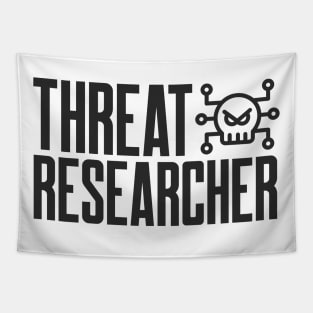 Cybersecurity Threat Researcher Icon Black Tapestry