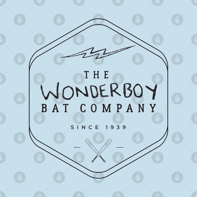 The Wonderboy Bat Company - modern vintage logo by BodinStreet