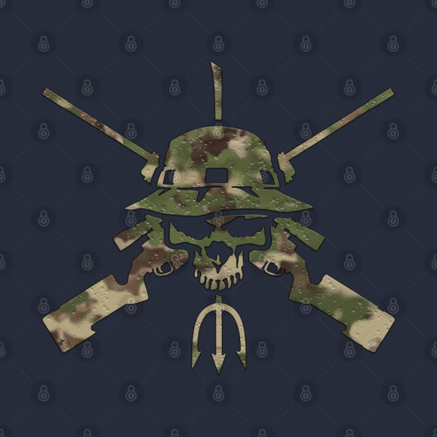 Sniper Rifle Skull - Camo by BoneheadGraphix