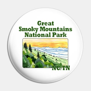 Great Smoky Mountains National Park, NC/TN Pin