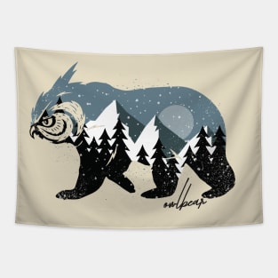 Natural Owlbear Tapestry