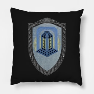 Nightwatch (Shield desaturated) Pillow