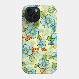 Floral Pattern Art Phone Case