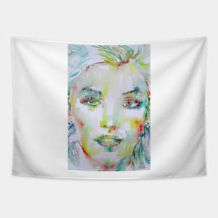 MARILYN MONROE watercolor portrait .1 Tapestry