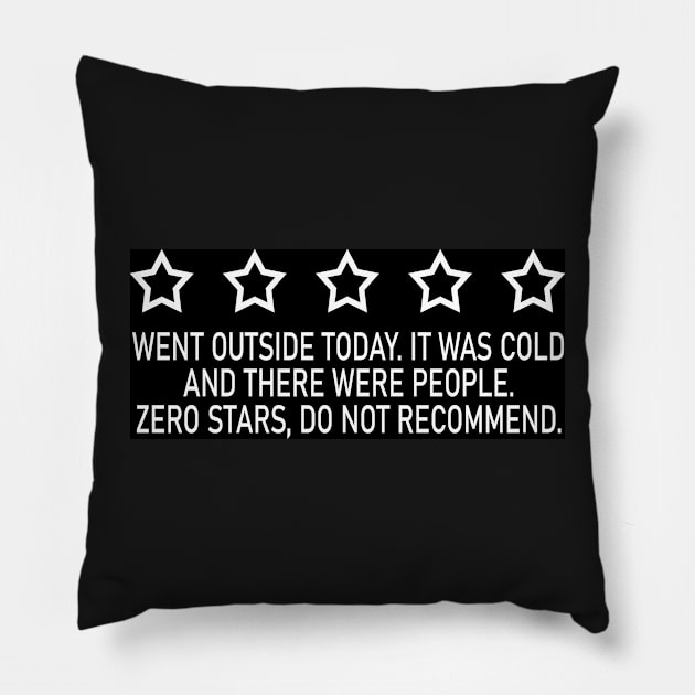 Zero Stars Pillow by WFLAtheism