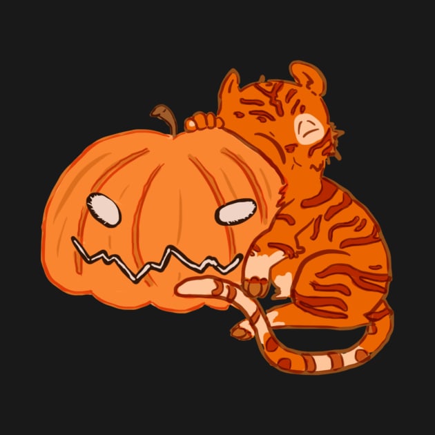 Pumpkin tiger by Make_them_rawr