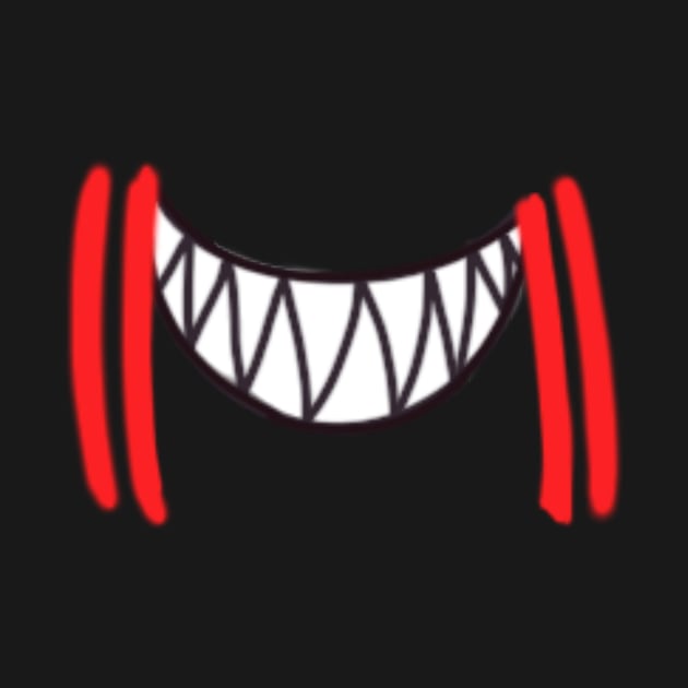 Red Stripe Shark Mouth by Studio 20Bones