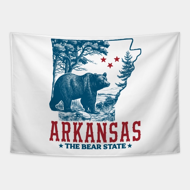 The Bear State Tapestry by rt-shirts