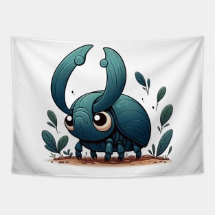 Cute Stag beetle Tapestry