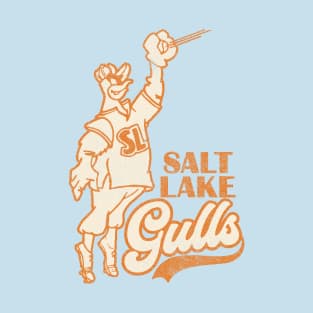 Classic Salt Lake Gulls Minor League Baseball 1976 T-Shirt