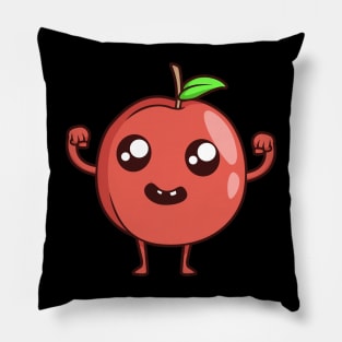 Kawaii Cartoon Peach Pillow