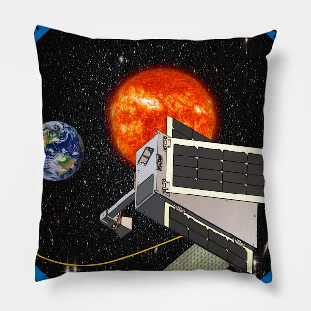 CUE3 Mission Patch Pillow by BuffsCubeSat