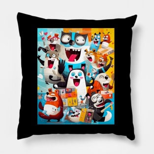 Cartoon family Pillow