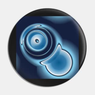 Blue bubbles Pin