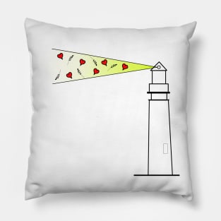 Love Lighthouse Pillow