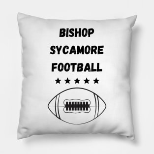 Bishop Sycamore Football (black logo) Pillow