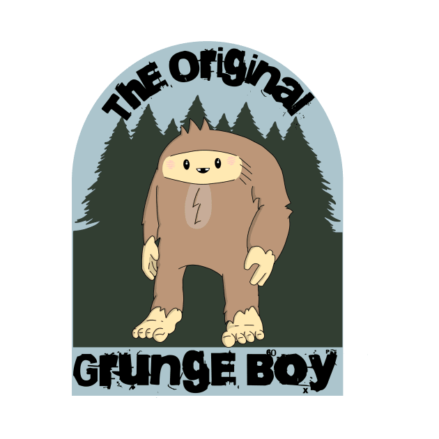 Kawaii Bigfoot - The Original Grunge Boy by Bucky Creative