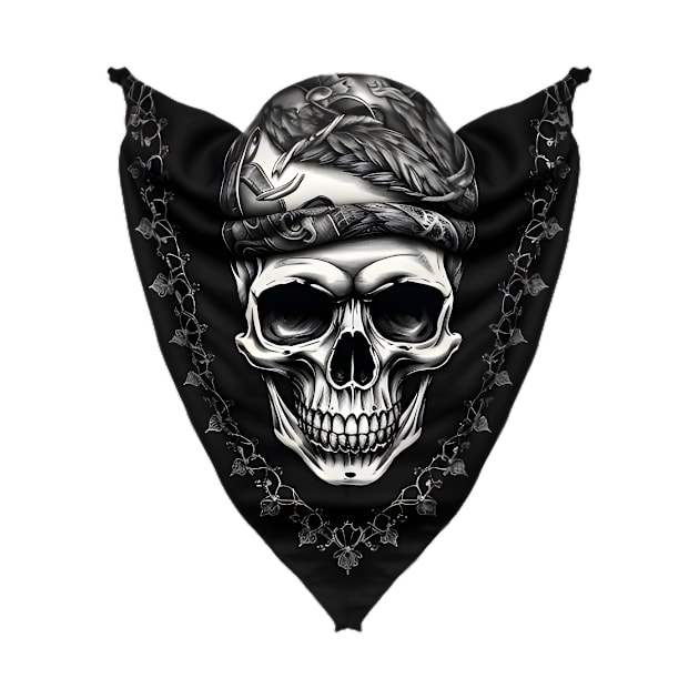 Bandanna Skull by Console Prints