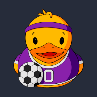 Soccer Player Rubber Duck T-Shirt