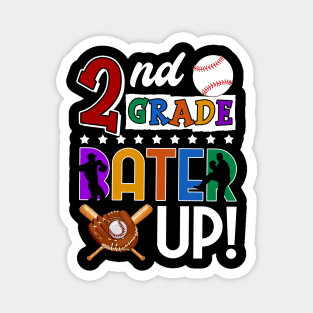 2nd Grade Batter-up! Baseball Back to School Magnet