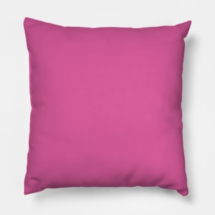 Solid Valentine hot Pink Monochrome Minimal Design Pillow