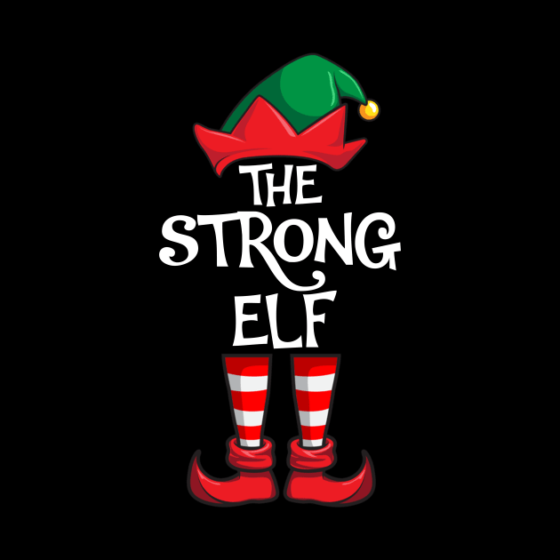 Strong Elf Matching Family Christmas Fitness by hazlleylyavlda