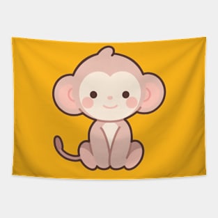 Cute Monkey Tapestry