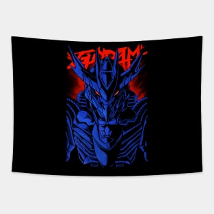 Mecha blue barbatos Tapestry