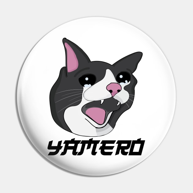 Yamete Kudasai Meme Crying Screaming Cat Yamero' Sticker