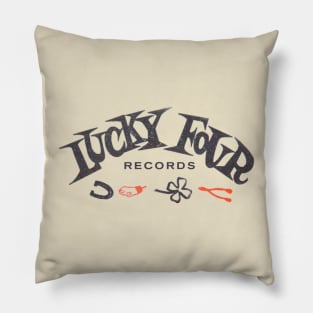 Lucky Four Records Pillow