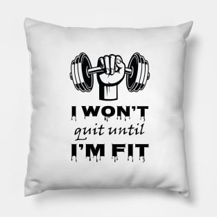 Fitness Motivational Quotes , Gym Motivational Quote , Body Building Inspirational Quote , Positive Slogan Quote, Lifting Weights, workout motivational quotes, Icon, Typography. Pillow