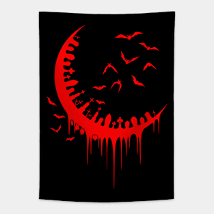 Undead Blood Moon Tapestry