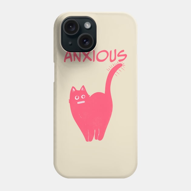 ANXIOUS Phone Case by SPOKN