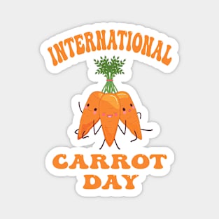 International Carrot Day April 4 Magnet