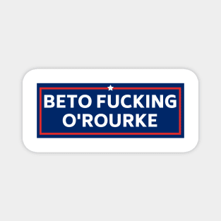 beto fucking orourke, Funny Beto Political Bumper Magnet