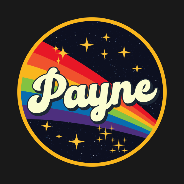 Payne // Rainbow In Space Vintage Style by LMW Art