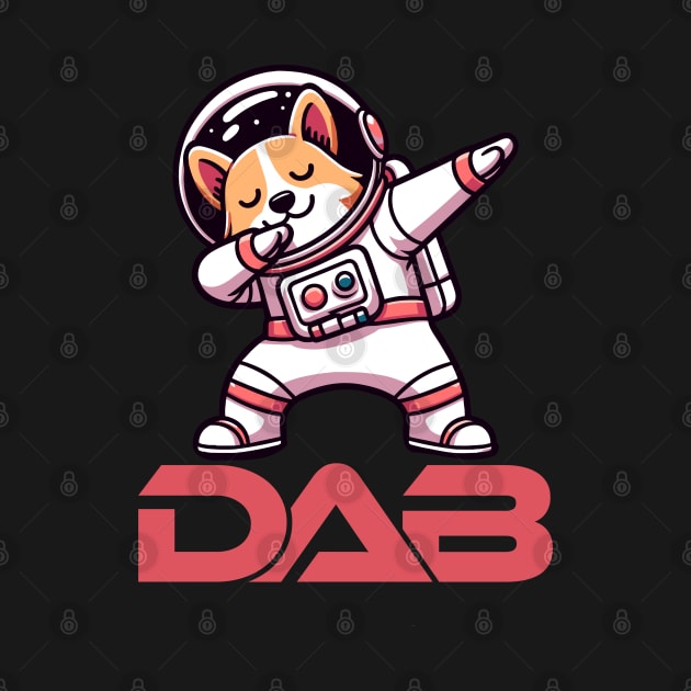 Dabbing Space Cat Astronaut by Bennybest