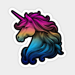 Magical Unicorn Rainbow Magnet