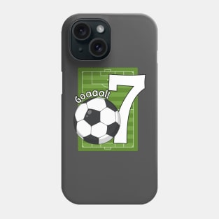 Kids Goaaal! 7th Birthday 7 Year Old Phone Case