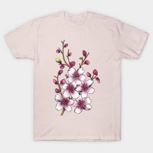 cherry blossom- national flower of japan Kids T-Shirt for Sale by  Floralfusion