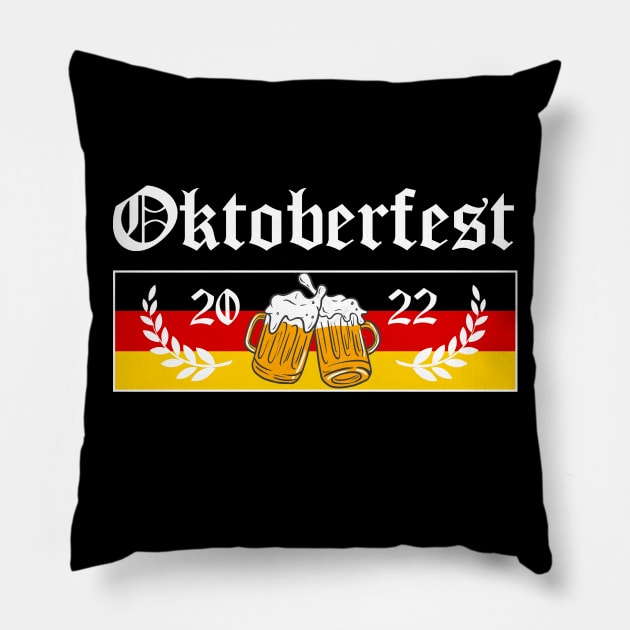 Oktoberfest 2022 Pillow by BethTheKilljoy